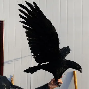 Balck stor simulation model eagle skum&pelse vinger eagle gave om 100x45cm 1240