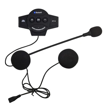 Bluetooth 4.2 Motorcykel Hjelm Headset Genopladelige Taleopkald Musik, Håndfri Telefon Trådløse Hovedtelefoner Lightweigh Del