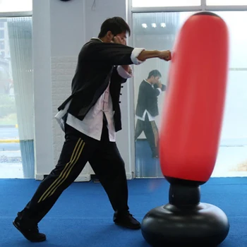Boksetræning Udstyr Til Muay Thai Kickboxing Oppustelig Pose Gratis-Stå Tumbler Exerciser Udstyr, Fitness Træning