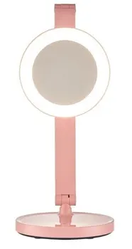 Bordlampe Camelion kd-824 C14 9 W, 2700K-6500K, tryk på slået fra, spejl, pink