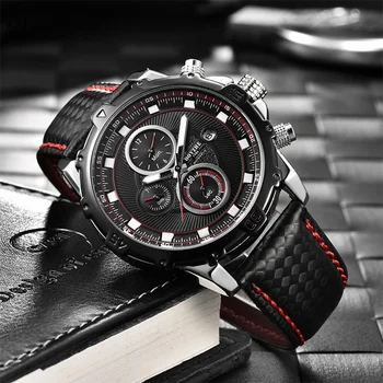 Boyzhe top mærke luksus mænds multifunktionelle mekanisk ur Montre homme lysende vandtæt fashion sport mænds ure