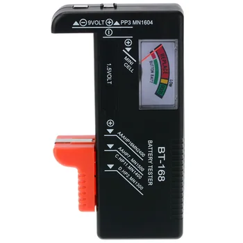 BT-168 Universal-Knappen Flere Størrelse Batteri Tester Til AA/AAA/C/D/9V/1,5 V LCD-Display Digital Batteri Tester Volt Checker