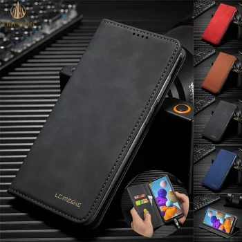 Business-Wallet taske Til iPhone 12 Mini-11 Pro Max antal XR XS 6 6S 7 8 Plus 5 5S SE 2020 Magnetiske Kort Slots Læder Flip Stå Dække