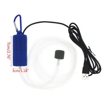 Bærbare Mini-USB-Akvarium, Akvarium Ilt-Luft Pumpe Mute-Energi Spar Kompressor Akvarium luftpumpe