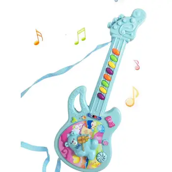 Børn Musikalske Toy Elektrisk Pop Guitar Simulering Ukulele Dreng Pige Udviklingsmæssige Læring Toy Musicl Pædagogiske Fødselsdag Gaver