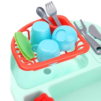 Børn Plast Simulering Af Elektriske Opvaskemaskine Vask Børnene Lege, Spille, Køkken Legetøj, I Sæt Puslespil Eearly Uddannelse Infant Toy