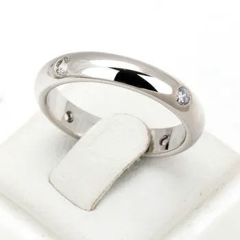CC Smykker Ringe Til Kvinder, Mode Smykker Enkel Bride Wedding Ring Rosa Guld Farve Engagement Bijoux Tilbehør Anillo CC1064