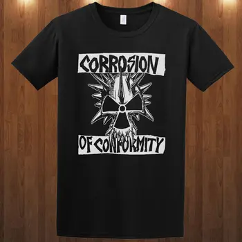 Corrosion of Conformity Tee Heavy Metal Band, Mike Dean S-3XL i T-Shirt med O-Hals Fashion Afslappet Høj Kvalitet Print T-Shirt