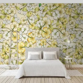 Custom Made Smukke blomster dekorative maleri 3D Tapet på Vægge, 3d-Stereoskopisk vægmalerier tapet