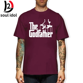 D2 Mode Godfather T Shirts Mænd Kort Ærme O Hals Mand, T-Shirt Rock Band Billige Herre T-Shirts Toppe Shirt Gratis Fragt