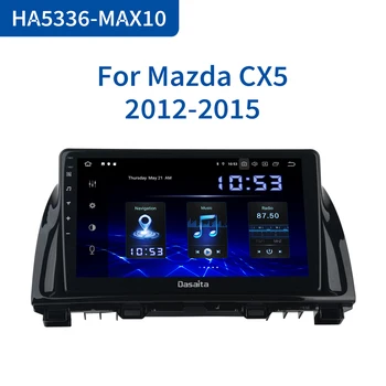 Dasaita 1 Din Android 10.0 Bil Navigation GPS til Mazda CX5 CX-5 2013 DSP 64GB ROM 10.2