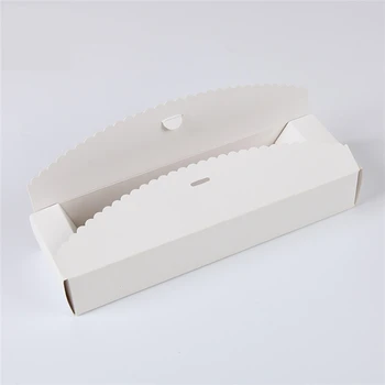 DHL 100pcs Bærbare Clamshell max Kraftpapir rektangel gaveæske Papir DIY slik kassen tom opbevaring DIY bryllup kage kasse