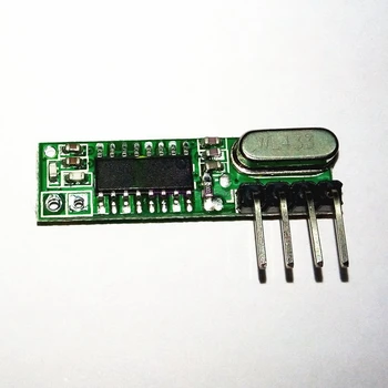 Dhl eller fedex 1000pcs 433Mhz RF-modul Til WL101-341 Superheterodyne 433 mhz Trådløs Modtager Moduler Diy Kit Til Fjernbetjening