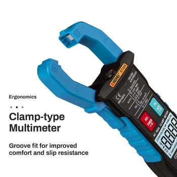Digital Clamp Meter Analog Multimeter Nuværende Klemme DC/AC Intelligent AUTO range meter med temperatur tester