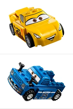 Disney Pixar Biler Pædagogisk Legetøj Lynet Mcqueen Juniorer Smokey ' s Garage byggesten Legetøj nytår Gave Til Børn