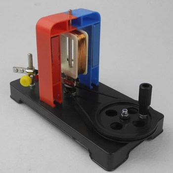 DIY Hånd El-Generator Model AC-DC Elektrisk Generator Fysiske Eksperiment Uddannelse Legetøj