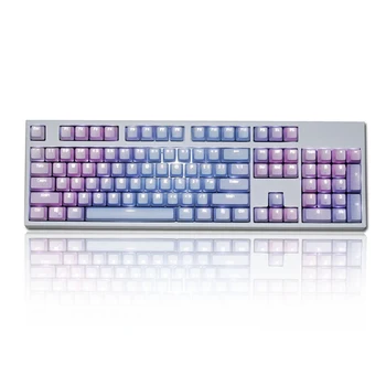Dækning af PBT-Gaming Farverige Dyesub Regnbuens Farver Dobbelt Shot Mekanisk Tastatur Dekorative OEM-Profil Keycap Indstille Mode Kontor