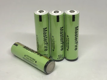 Engros MasterFire Oprindelige Beskyttet NCR18650BM 3,7 V 3200mAh Genopladeligt 18650 Lithium Batteri Celle high drain 10A Udledning