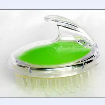 Engros mode massage hair brush luftpude massage shampoo børste silikone blød børste som sundhed, pleje hår styling værktøj