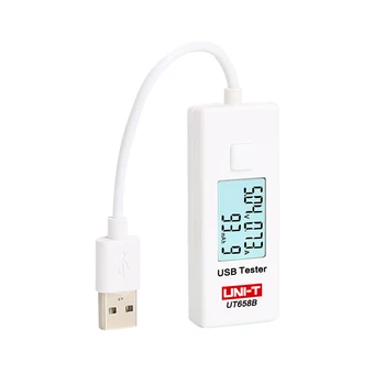 ENHED UT658B USB-Tester Telefonen Computer ladespænding Nuværende Energi Monitor LCD-Baggrundslys
