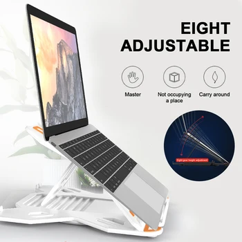 Foldbar Bærbare computer Stå Justerbar Bærbare Notebook Stand Holder til Bærbare computere, Tablet Stå Computer Støtte Til MacBook Air Pro ipad