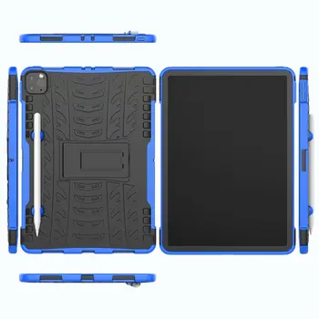 For Apple iPad Pro 11 tommer (2020) Tilfælde Dække Stødsikkert TPU + PC Hybrid Rustning Stå Tablet Cover For Apple iPad Pro 2020 Funda