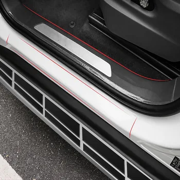 For FIAT 500 og 500C Bil Tilbehør Dør Karmen Edge Protector Nano-Mærkat, Selvklæbende Anti Scratch Anti Beskidt Usynlig Tape