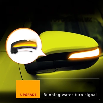 For Toyota Hilux Fortuner Innova 2016-2019 Side bakspejl-Indikator-LED Dynamisk blinklys Lys Sekventiel Lampe