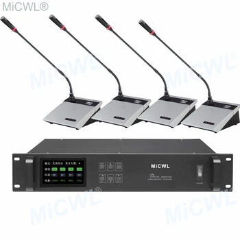Fornemme 12 Tabel Digitale Trådløse Konference Cardioid Mikrofon 12 Desktop Svanehals tale Møde-System MiCWL A10M-A117-B12