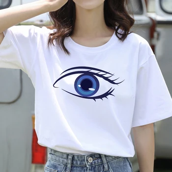Grafiske tees toppe () t-shirts til kvinder sjove t-shirt, hvide Toppe casual kort Camisetas Mujer_T-Shirt