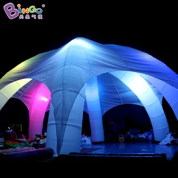 Gratis forsendelse LED-belysning oppustelig telt telt til salg tilpasset oppustelige bilens tag telte med seks ben for offentlig begivenhed
