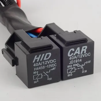 H4 Forlygte Wire Harness Stik Sikring Socket energibesparende Høj Kvalitet