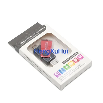 Hot Salg 3 i 1 Type-c Mikro-USB-Multi-funktion Kortlæser OTG Card Reader/Writer Til PC Og Smart Mobiltelefoni