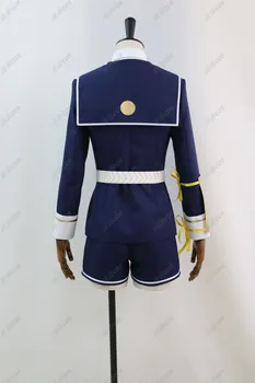 Hot Sælger Animationsfilm Touken Ranbu Online Cosplay Kostume Voksne Kvinder Mænd Blå Farve Militær Uniform COS Tøj