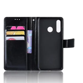 Huawei S Smart Plus 2019 Tilfælde Silikone Wallet PU Læder Telefonen Sagen For Huawei S Smart Plus 2019 PSmart 2019 Tilfælde Flip Cover