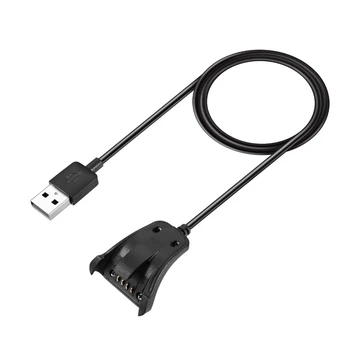 Høj Kvalitet Oplader Kabel Centrale For TomTom Gnist 3 Cardio + Musik Universal USB-Ledning, Hurtig Opladning Line Sort Farve