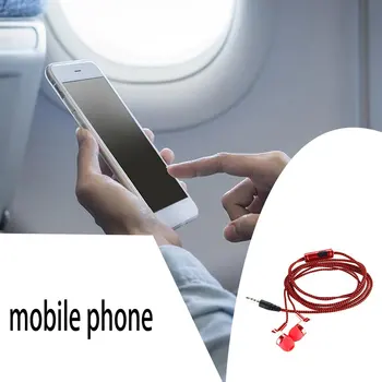 I-øret Mobiltelefon Headset Wire Kontrol er At Lytte til Musik, 3,5 MM Interface Headset Med Mikrofon Funktion