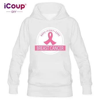 ICoup Kvinder er Brystkræft Håber Kampen CurePullover Hoodie Sweatshirts