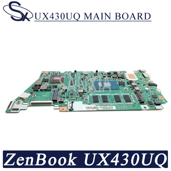 KEFU UX430UQ Laptop bundkort for ASUS ZenBook UX430UQ UX430UQK UX430UN UX430U oprindelige bundkort 16GB RAM, I5-7200U GT940MX