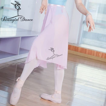 Kvinder, Piger Chiffon Ballet Tutu lange nederdele voksen Dans Kostume Nederdel Skate Wrap Scarf Dress CF7500