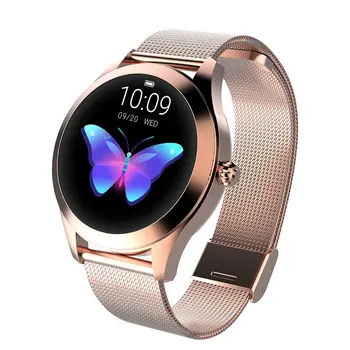 KW10 Smart Ur Kvinder 2018 IP68 Vandtæt pulsmåling Bluetooth Til Android, IOS Fitness Armbånd Smartwatch