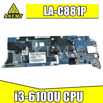 Laptop bundkort Til DELL XPS 9350 Bundkort KN-07H0VJ 07H0VJ LA-C881P SR2EU i3-CPU 6100U