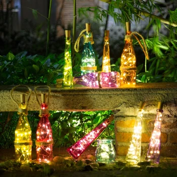 LED kobbertråd Fe Garland Lampe LED String Lys Jul Bryllup Home Party Dekoration