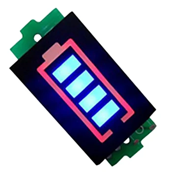 Lithium Batteri-Kapacitet Indikator Modul Blå Skærm Batteri Tester Li-Po-Li-Ion