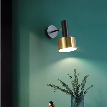 Loft люстра в гостинную ventilador de techo wall lamp iron corridor living room bedroom monkey lamp luminaria de parede