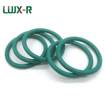 LUJX-R 5pcs Fluor O-ring Skive tætningsring Pakning OD185/190/195/200/205/210/215/220~250mm O-Ring-Tætning Grønne FKM Oring