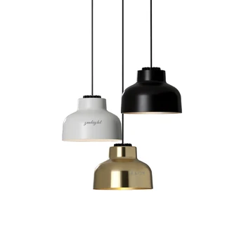 Lustre pendente hanglamp træ stue boligindretning E27 lampen restaurant deco-maison industriel lampe