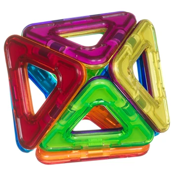 Magnetisk designer magnetform bondibon, 8 trekanter, CRD 26x17x3 cm