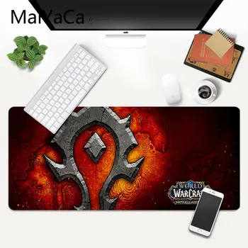 MaiYaCa world of warcraft alliance, Horde logo Komfort musemåtten Gaming Musemåtte XXL musemåtte Laptop Skrivebord Mat pc gamer completo