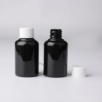 Makeup-Værktøjer 50 x 50gram 50 ml Tom Plastik Makeup Flasker 50cc Fremragende PET Lotion Flaske Med Hvidt Låg Emballage